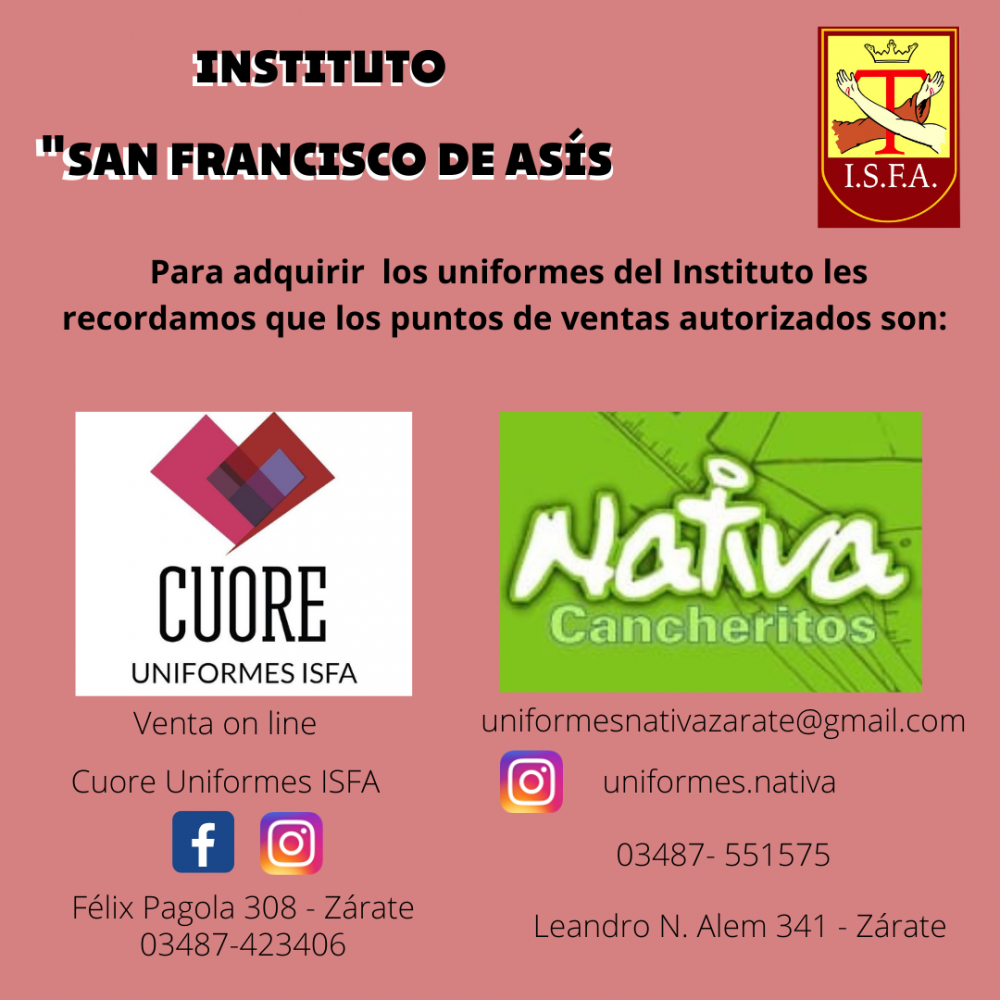 Puntos de Venta Uniforme ISFA